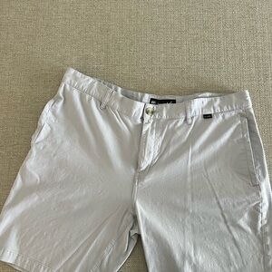 Travis Matthews Light Gray Flat Front Shorts